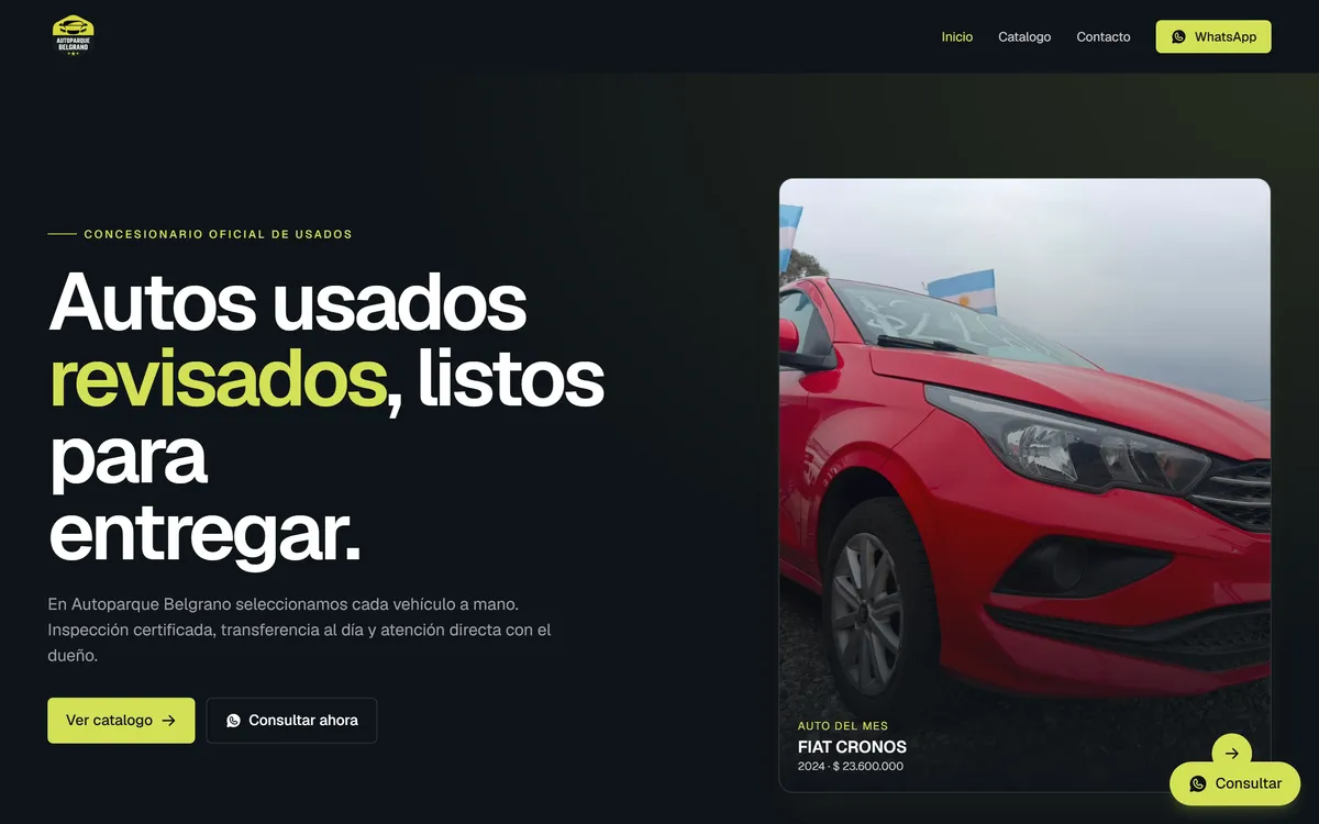 Sitio de Autoparque Belgrano